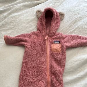 Patagonia fleece bunting, size 0-3M